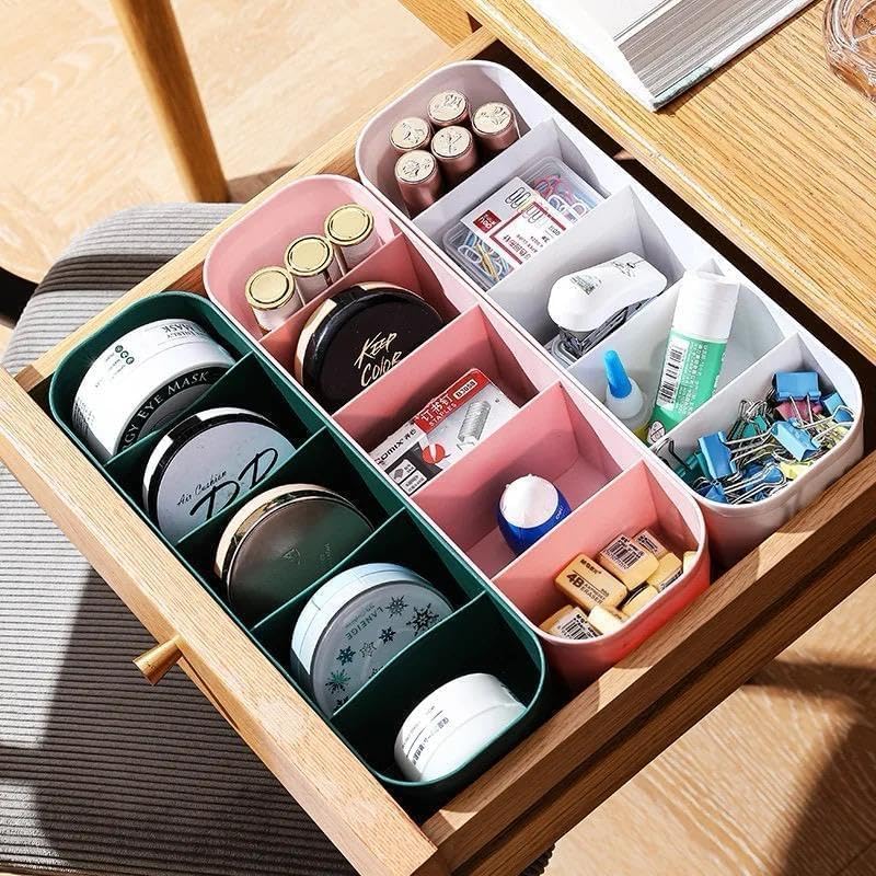 Tekcool Drawer Organizers For Underwear, Socks, Bras, Ties, Undergarments, And Scarves - Closet Storage Dividers For Household U